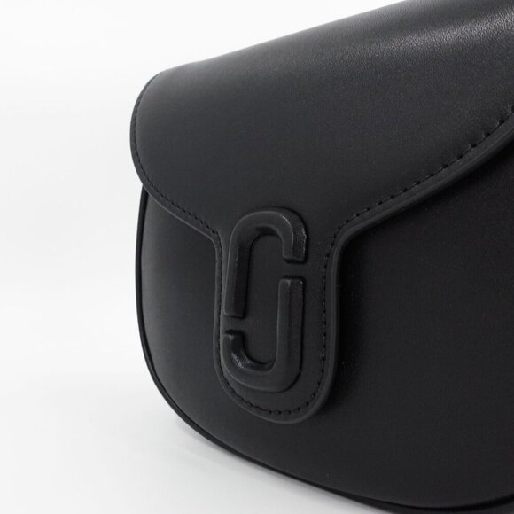 Marc Jacobs Women's The Messenger Saddle Bag Small In Leather Black OS - Picture 10 of 15